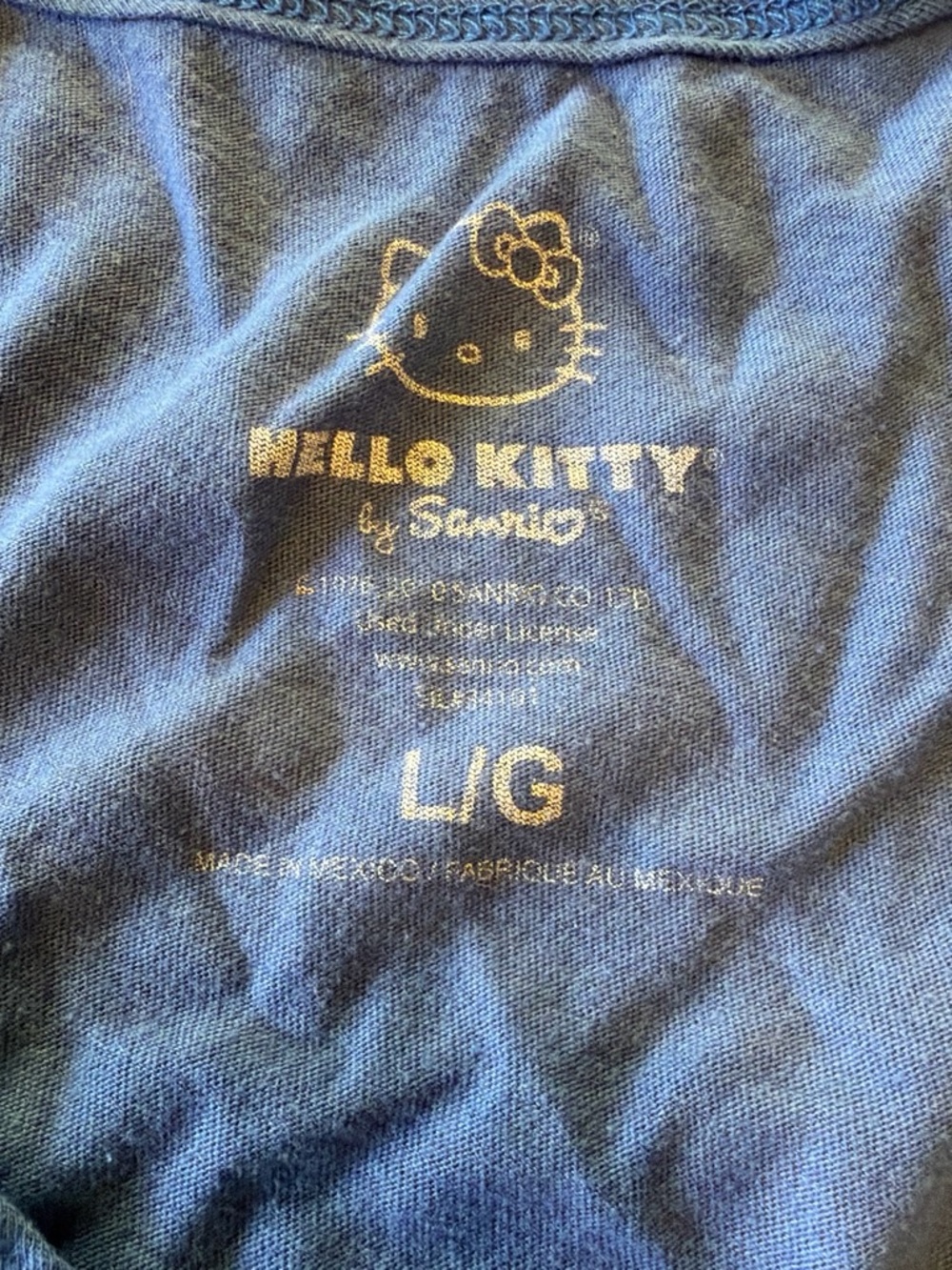 Hello Kitty Blue Racerback Tank Top - Picture 3 of 3